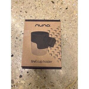 Nuna TRVL Cup Holder Black/Clear NIB OB